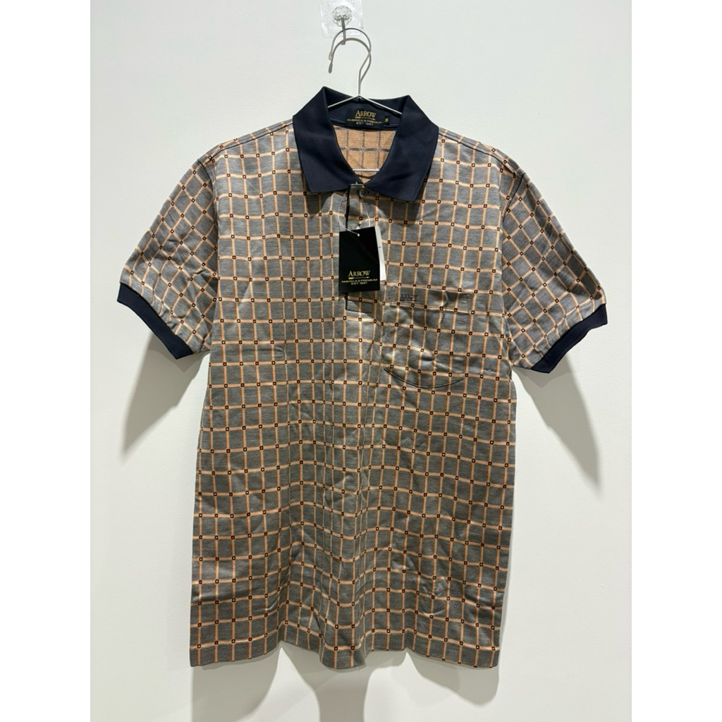 👕 เสื้อโปโล Arrow size M ผู้ชายป้ายห้อย