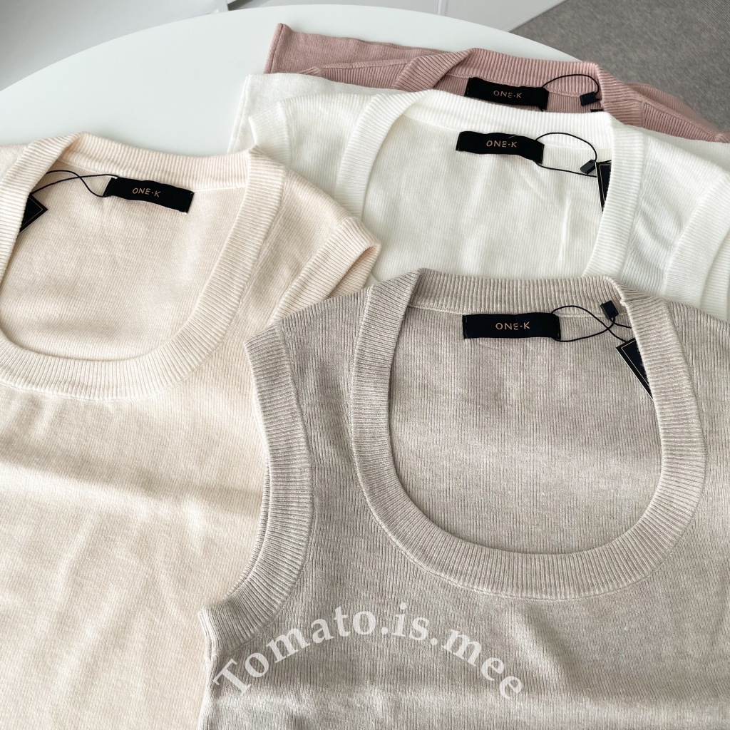 เสื้อกล้ามไหมพรมแขนกุด คอยู ทรงสวย ผ้าเนื้อนิ่ม ใส่สบายเว่อร์ สีเอิร์ธโทน มินิมอล พร้อมส่ง 9 สี !!! (104950) ราคา ถูกที่สุด ดีลบีเคเค แกลเลอรีภาพที่ 5