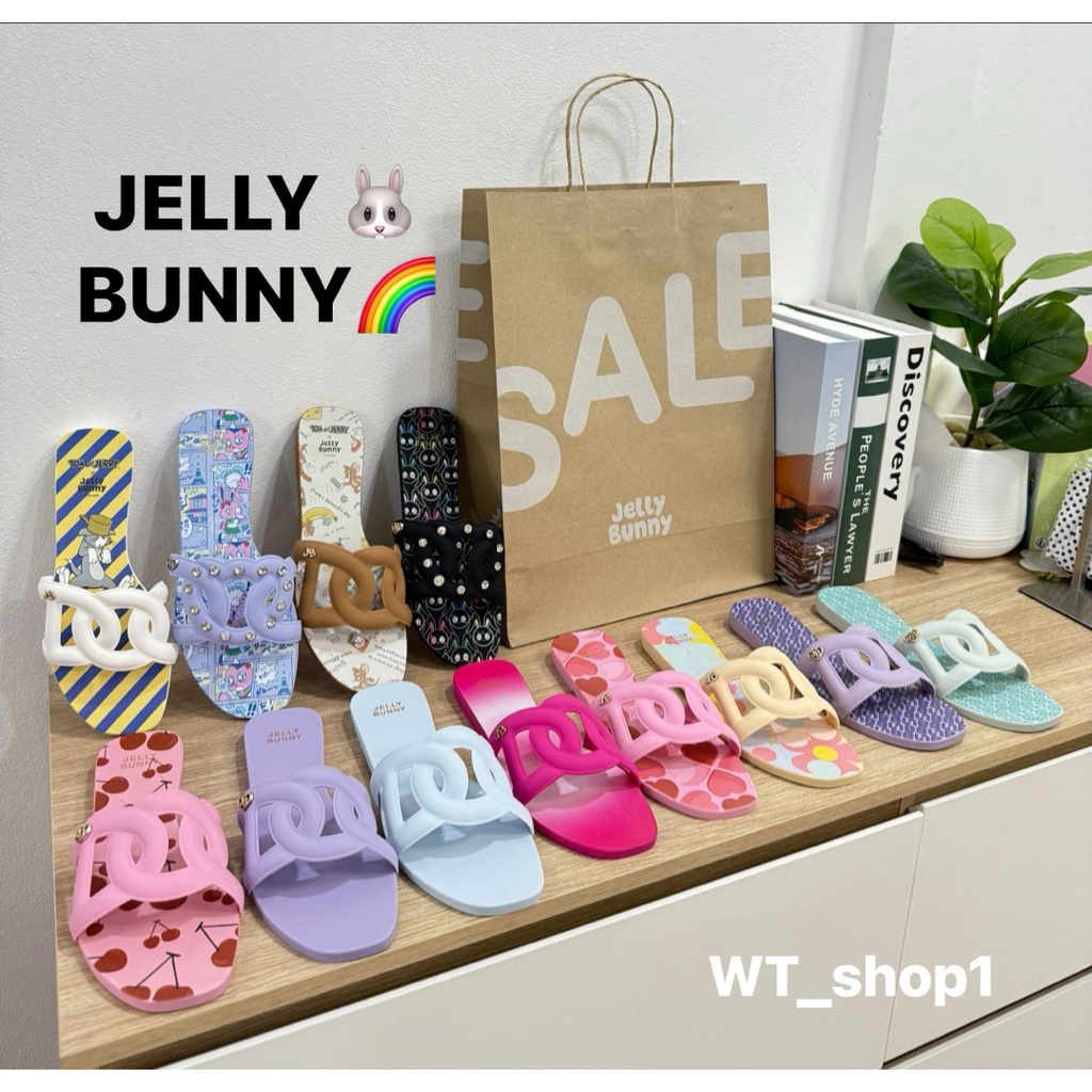 JELLY BUNNY รองเท้าแตะ GRASE GLIS  รองเท้าเจลลี่บันนี่