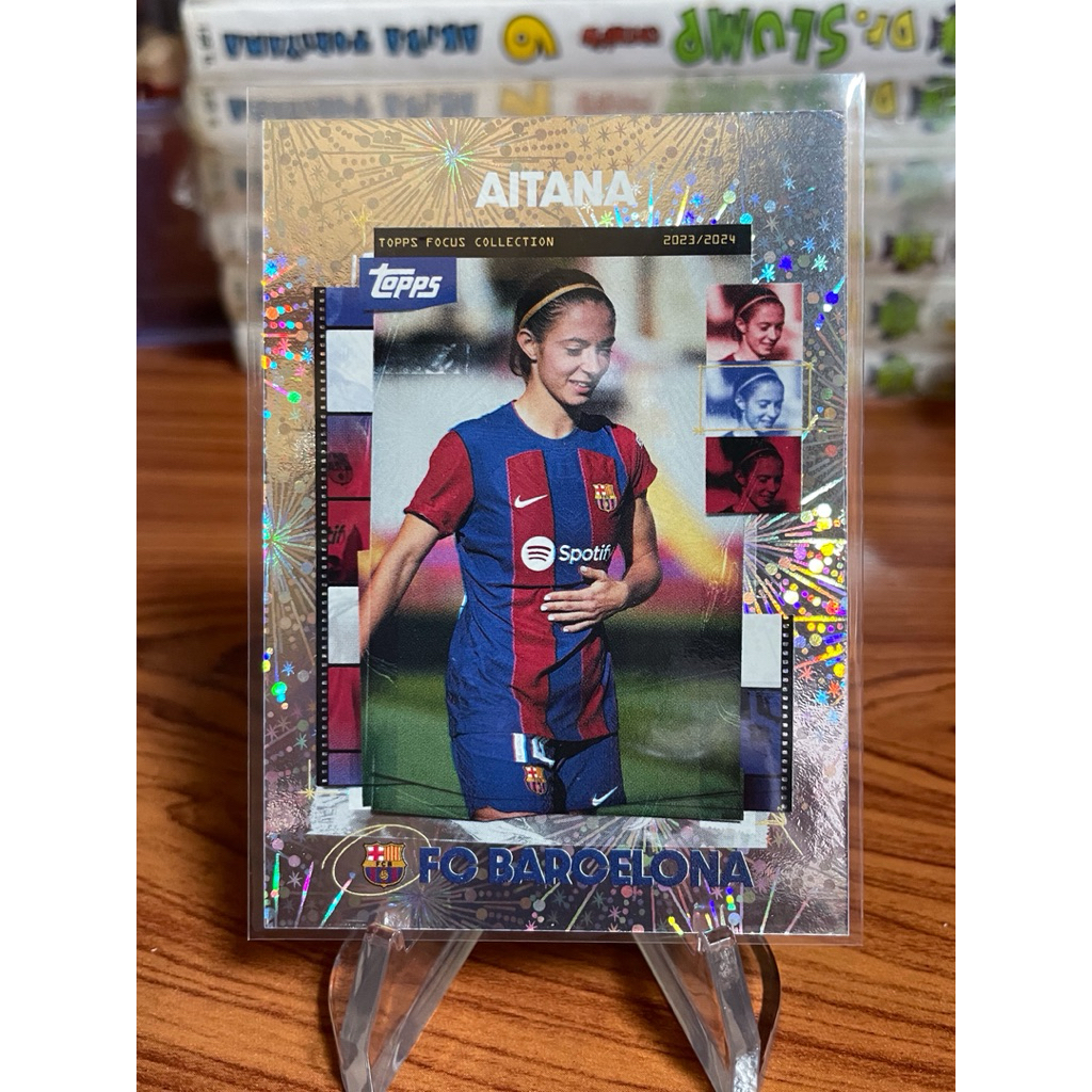 Barcelona การ์ดไอทานา บอนมาติ.(Aitana Bonmati.). Ballon d'Or หญิง 3 สมัย.