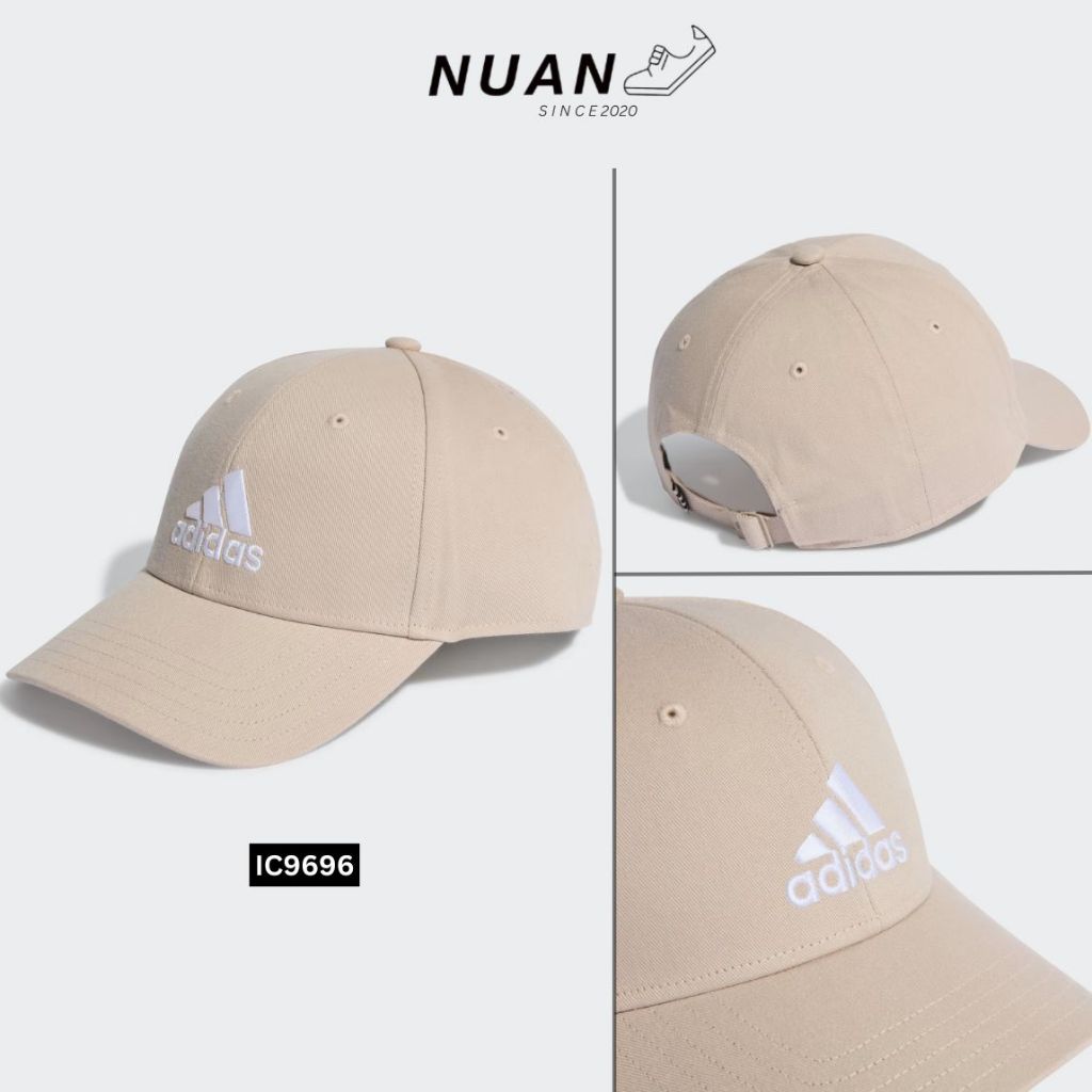 🔥ลดเพิ่ม 15-20% ทักแชทรับโค้ด🔥หมวก Adidas Cotton Cap IC9696 การันตี ของเเท้ 100%  หมวกเบสบอล