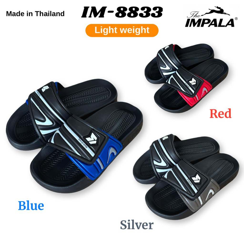รองเท้าแตะแฟชั่น นุ่มสบายเท้า มีปุ่มนวด เก็บเงินปลายทางพร้อมส่ง IM-8833 impala