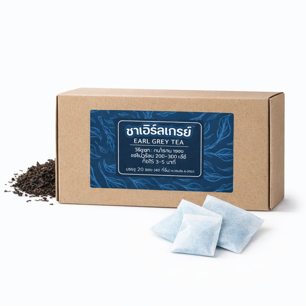 ชาเอิร์ลเกรย์(EARL GGRAY TEA)ชาสไตล์อังกฤษรสชาดหอมกรุ่น