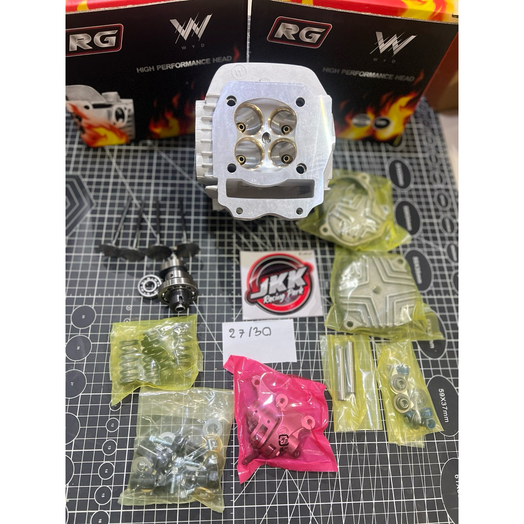 ฝา4วาล์ว WAVE125 ขนาดวาล์ว 25/28 , 27/24 ,27/30 บ่าทองเหลือง สำหรับลูก72+++(ตัวใหม่สุดๆๆ) Motorcycle รถ มอเตอร์ไซค์