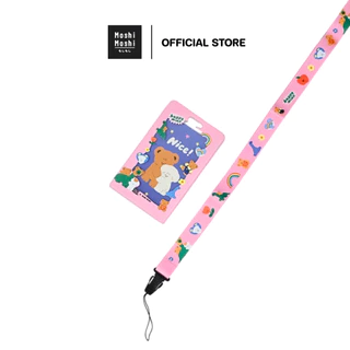 Moshi Moshi สายคล้องบัตร ป้ายใส่การ์ด ลาย Stickwithme4ev รุ่น 8100041860-41861