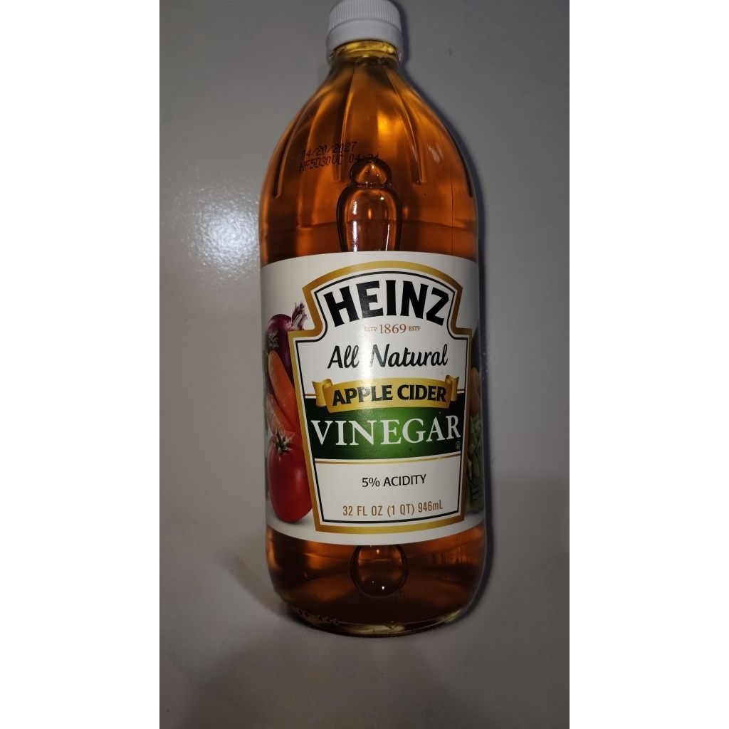 APPLE CIDER VINEGAR (HEINZ BRAND) น้ำส้มสายชูหมักจากแอปเปิ้ล ตรา ไฮนซ์ 946 มล.