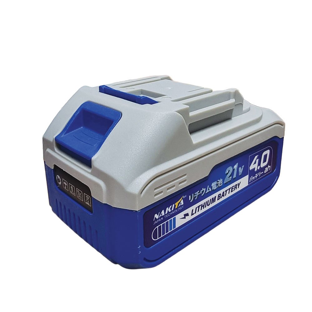 แบตเตอรี่ไฟฟ้า21v 4Ah แท้100% Nakita ใช้กับเลื่อย เลื่อยไฟฟ้าไร้สาย แบตเตอรี่บล็อคไฟ สว่านไร้สาย เลื่อยตัดไม้ - รูปที่ 2