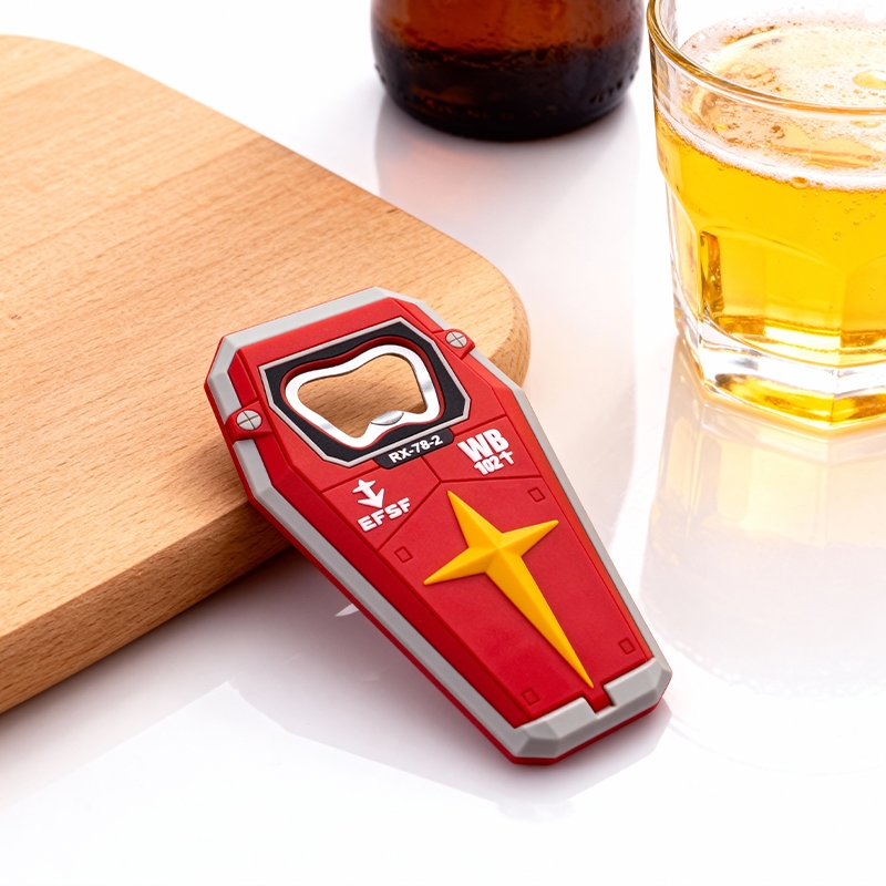 bottle opener SD Gundam magnet Mecha Beer opener PVC waterproof Desk ornaments creative gifts