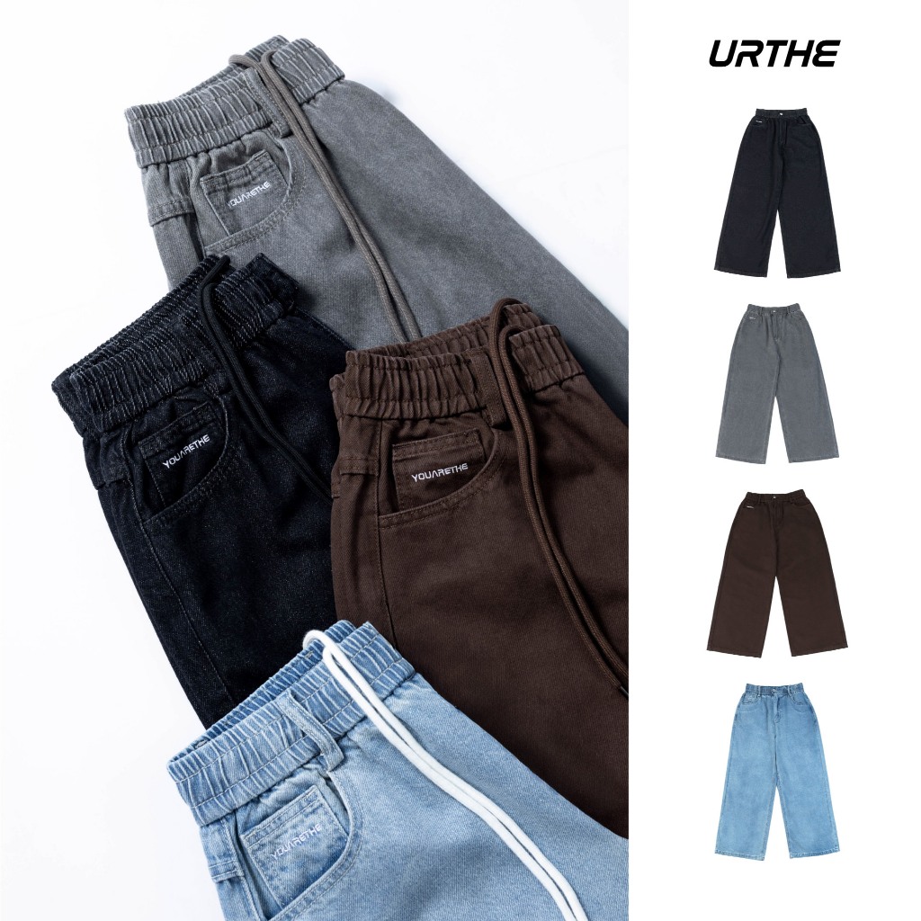 URTHE - กางเกงขายาว กางเกงยีนส์ รุ่น EVERYDAYNIM