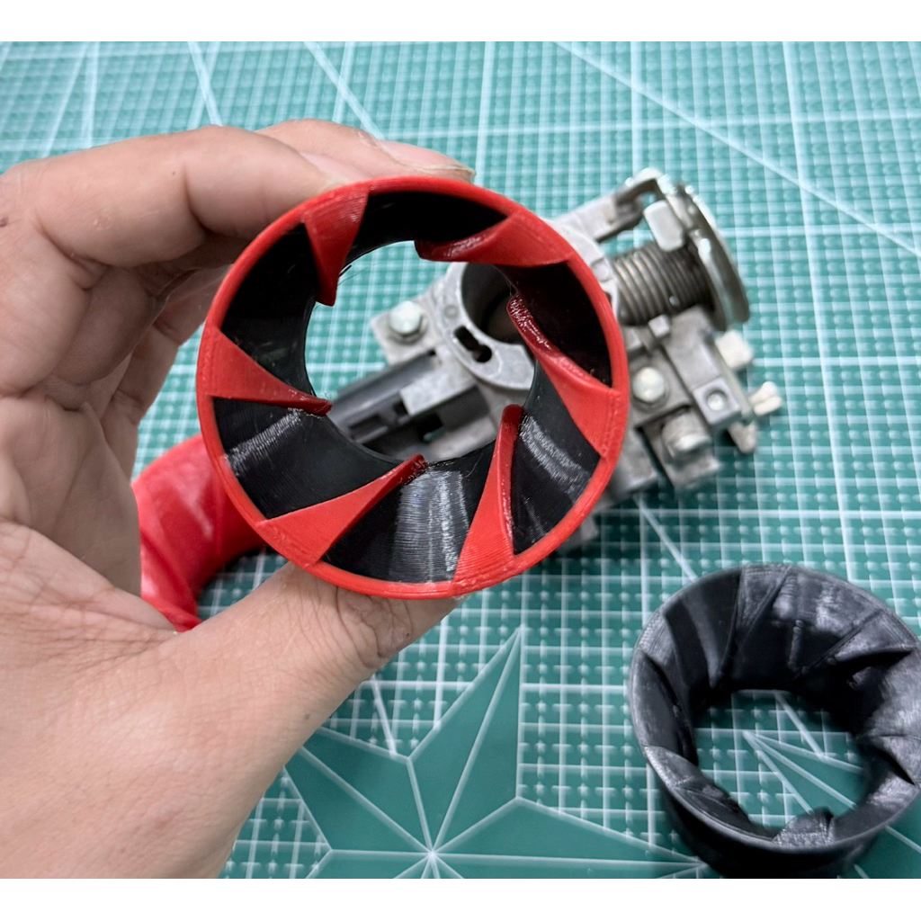 ปากแตร Giorno / Lead125 เกลียวใน วนอากาศเข้า ปากสวม 42 มิล ลิ้นเดิม - รูปที่ 2