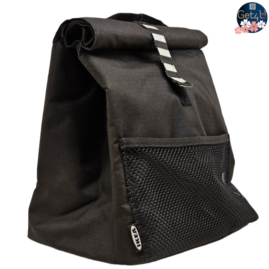 IKEA ถุงใส่กล่องข้าว กระเป๋าใส่กล่องข้าว, ถุงและกล่องใส่อาหาร ,  สีดำ, 22x17x35 ซม. Lunch bag - รูปที่ 2