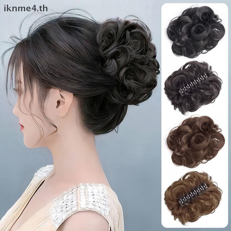 วิกผมทรงกลมสไตล์เกาหลี 4 สี, คลิปหัวปลา, วิกผมธรรมชาติเพื่อเพิ่มปริมาณและเป็นธรรมชาติ ราคา ถูกที่สุด ดีลบีเคเค