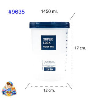 SuperLockกระปุกนมผงกระปุกกาแฟกระปุกอเนกประสงค์ โหลใส่เครื่องปรุง กระปุกถนอมอาหาร มีให้เลือกหลายขนาด