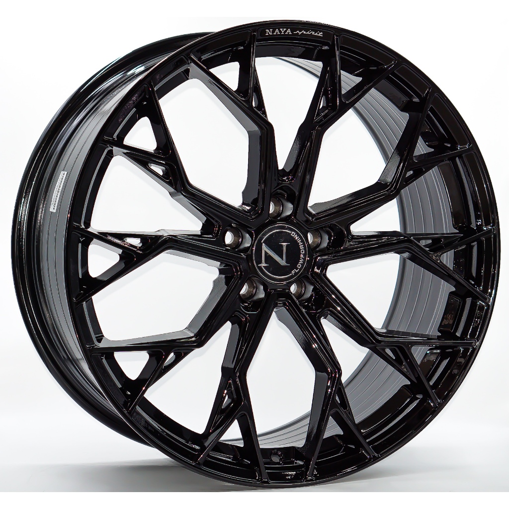 ล้อแม็กซ์ใหม่ NAYA ALPHA3 สีดำเงา  ขนาด 9-20นื้ว 5รู108 Offset38(22385)