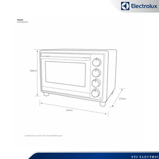 ELECTROLUX เตาอบไฟฟ้าชนิดตั้งโต๊ะ ความจุ 40 ลิตร รุ่น EOT4022XFG