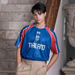 Warrix เสื้อคอปกแขนสั้น Football Lifestyle Oversize T-shirt Unisex (WA-254FBATH14)