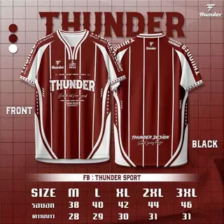 เสื้อกีฬา Thunder sport รุ่น TD01 เสื้อกีฬาแฟชั่น ใส่สบาย ใส่ได้ทุกที่