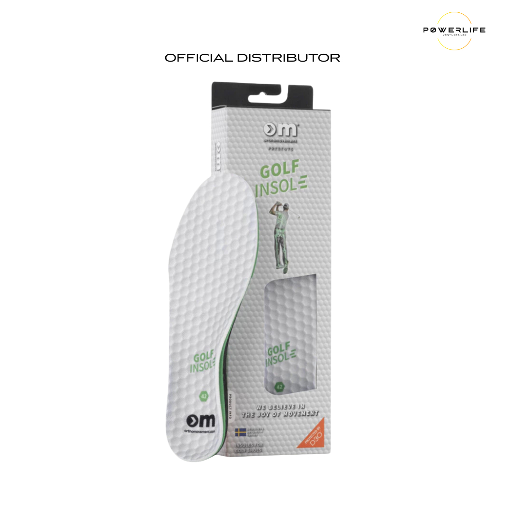แผ่นรองเท้ากอล์ฟ Ortho Movement Golf Insole พื้นรองเท้าจากสวีเดนของแท้