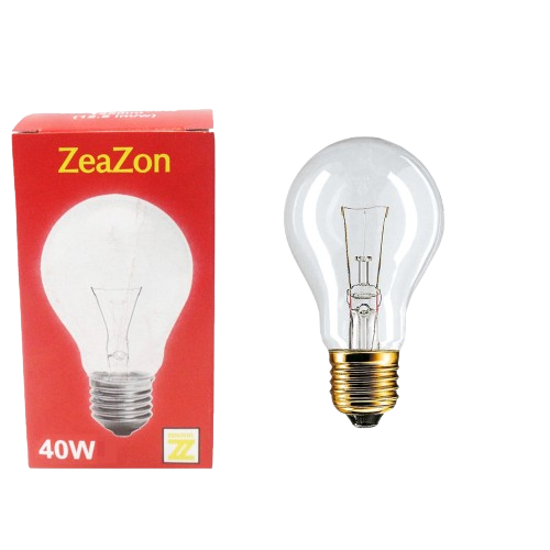 ZEAZON หลอดไส้ 40W 60W 100W E27 แสง Warmwhite หลอดไฟ หลอดกกไก่ หลอดให้ความร้อน