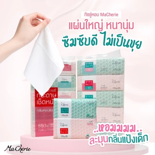 (1 ลัง/50 ห่อ) Ma Cherie - กระดาษเช็ดหน้ากลิ่นหอม หนานุ่ม 2 ชั้น สูตรหอมละมุน 170 แผ่น