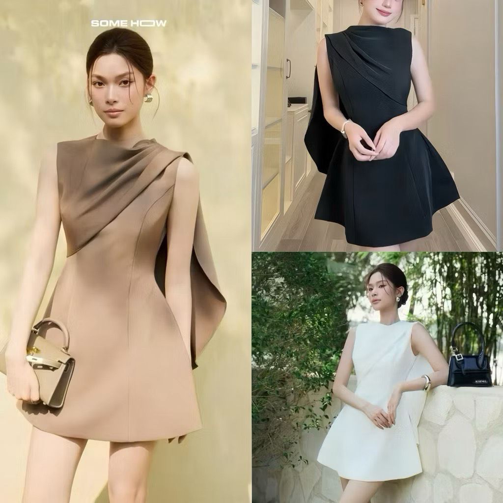 Lady dress - งานป้ายเวียดนาม พร้อมส่งจากกรุงเทพ