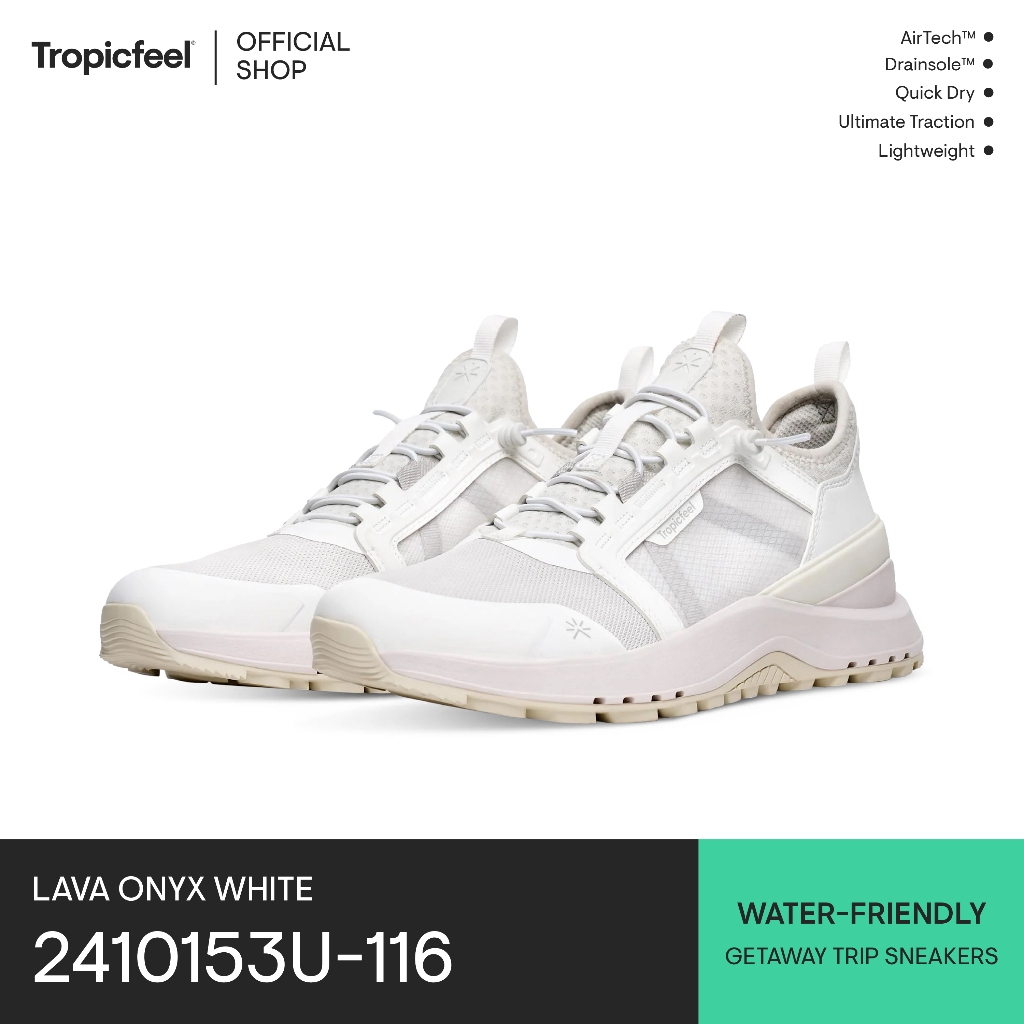 Tropicfeel Sneaker Lava Onyx White รองเท้าผ้าใบ (2410153U116)