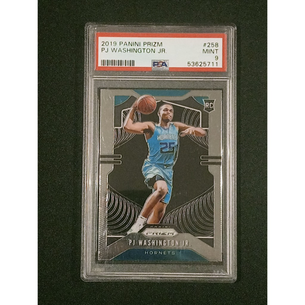 2019 Panini Prizm #258 PJ Washington JR Charlotte Hornets Rookie Card PSA 9