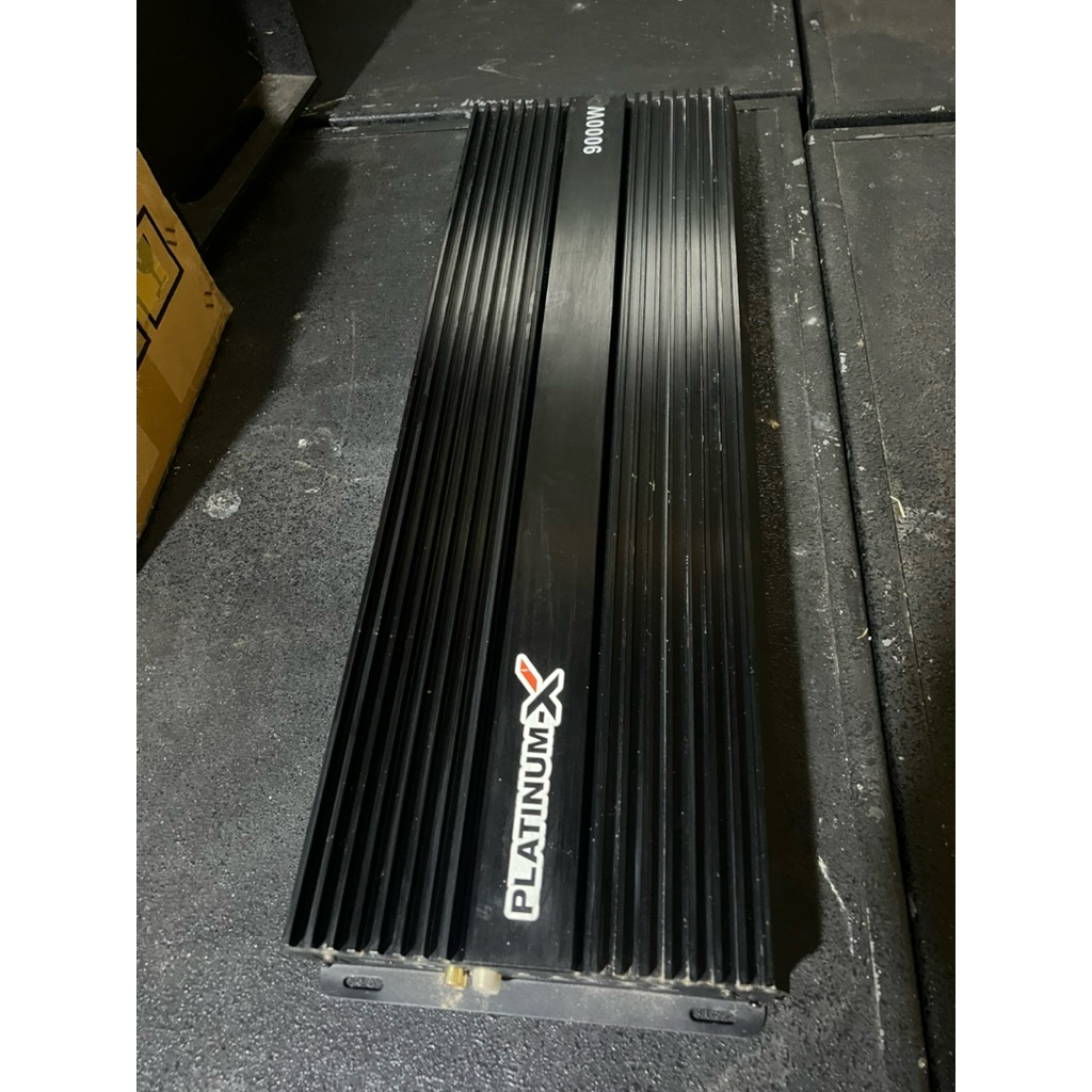 มือสอง PLATINUM-X DM-9000K20 เพาเวอร์แอมป์ แอมป์ขยายเสียง เครื่องขยายเสียง CLASS D 1 Ch คลาสดี เครื่