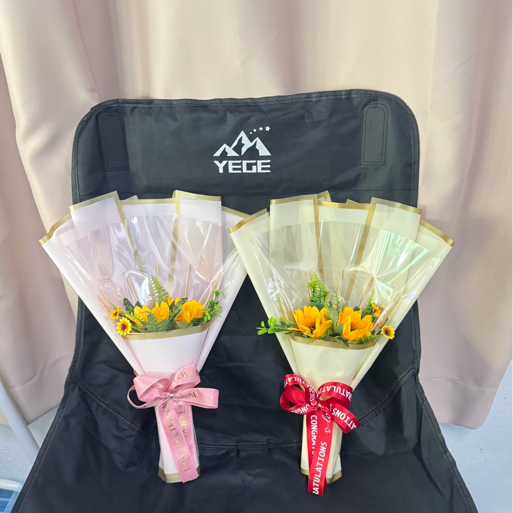 ช่อธนบัตร 5 ใบ พร้อมดอกไม้ประดิษฐ์ - รูปที่ 2