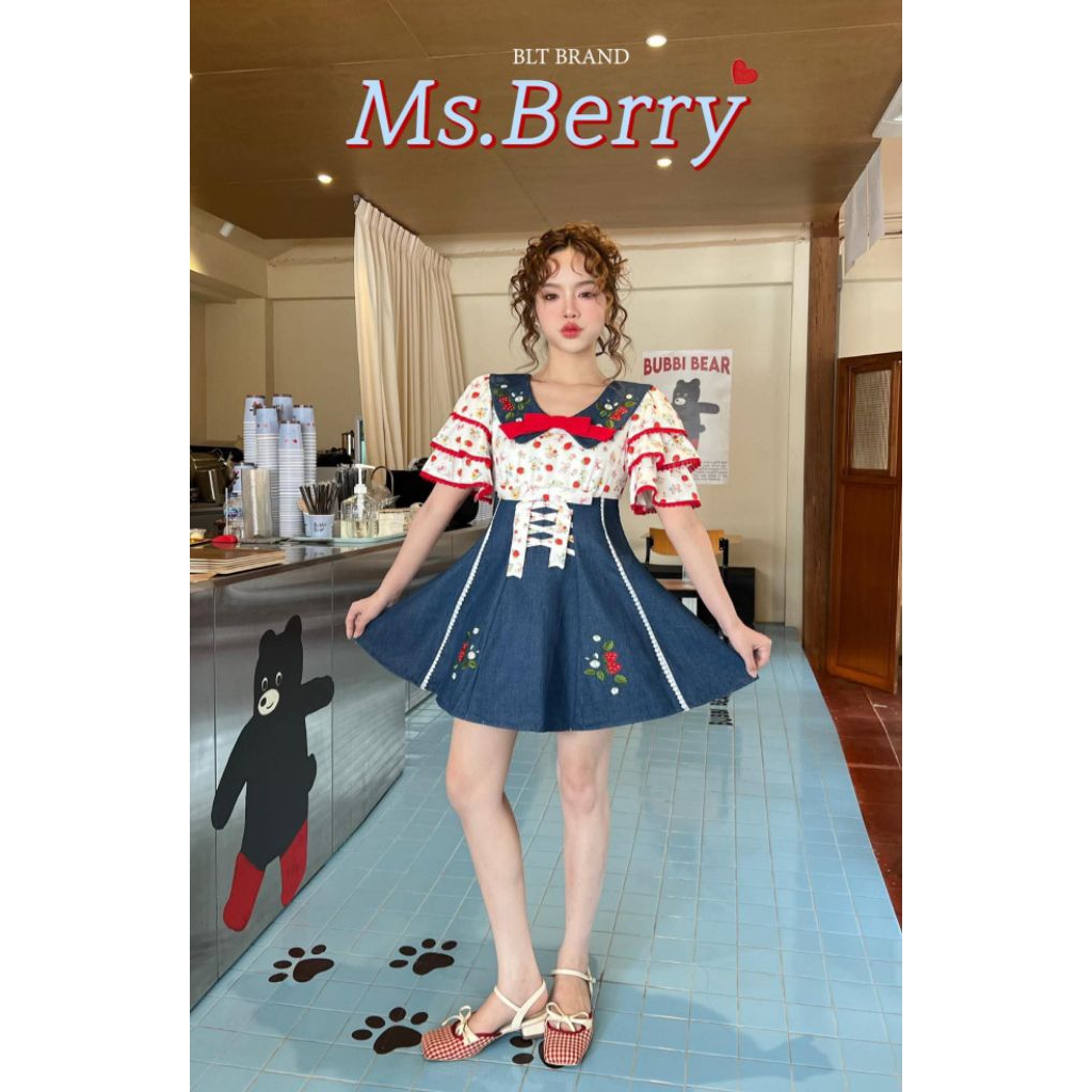 เดรสสั้น BLT Brand ไซส์ S มือสอง