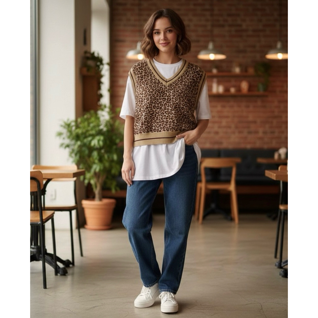 Used เสื้อกั๊กไหมพรม Kiddi.s