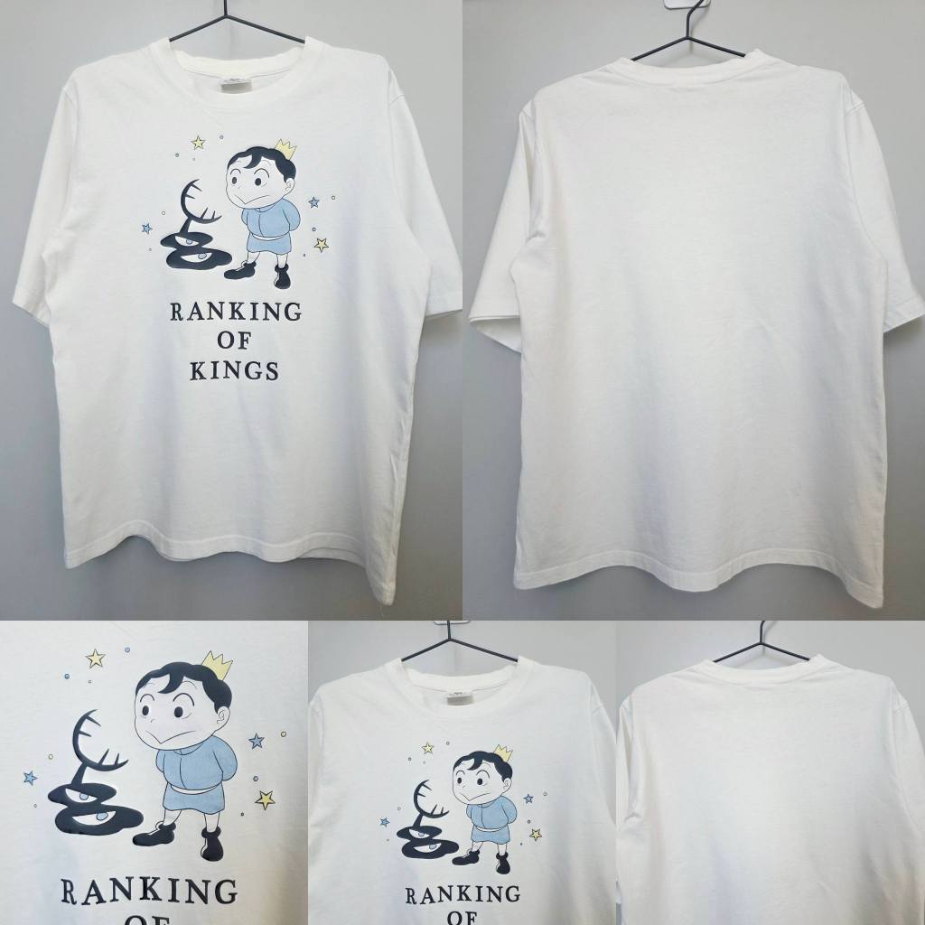 [ ของแท้ ] เสื้อยืด Ranking of Kings Size M (40/26) มือสอง สภาพดีมาก พร้อมส่ง