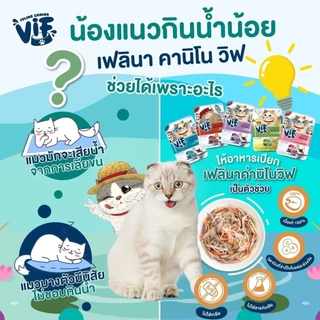 *ยกโหล12ซองx75g* Felina Canino VIF อาหารเปียกแมว เฟลินา คานิโน วิฟ ขนาด 75 กรัม