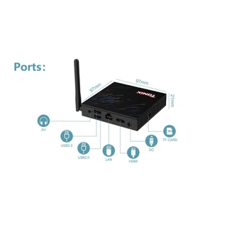 TX68 CPU H618 Android 14 Allwinner H618 Wifi6 5G Wifi Bluetooth5.0 AV1 4K TV Box