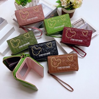 BM112# กระเป๋าสตางค์3พับใบกลาง น่ารัก👛👛 ช่องซิป 1 ช่อง ️ช่อง…