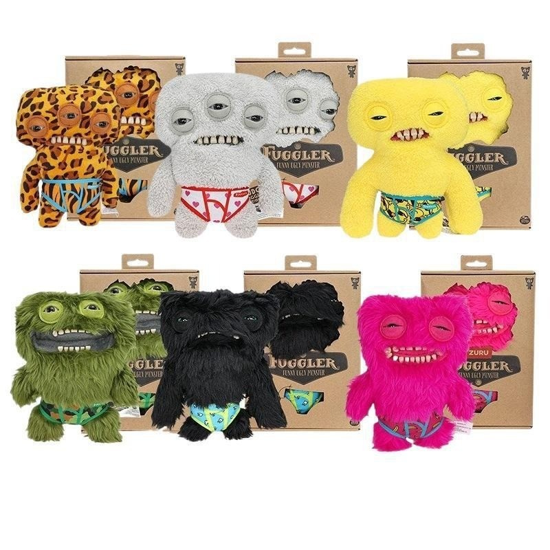 Fuggler ตุ๊กตาสัตว์ประหลาดฟันใหญ่ มอนสเตอร์หัวใจ สีหน้าตลกๆ ของเล่นตุ๊กตา ของขวัญวันวาเลนไทน์ 25CM ราคา ถูกที่สุด ดีลบีเคเค แกลเลอรีภาพที่ 5