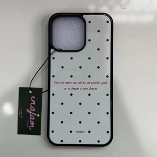 เคสไอโฟนแบรนด์ Inajam Polla Dot Cheer | Angel Halo | Bellflower | Green Love