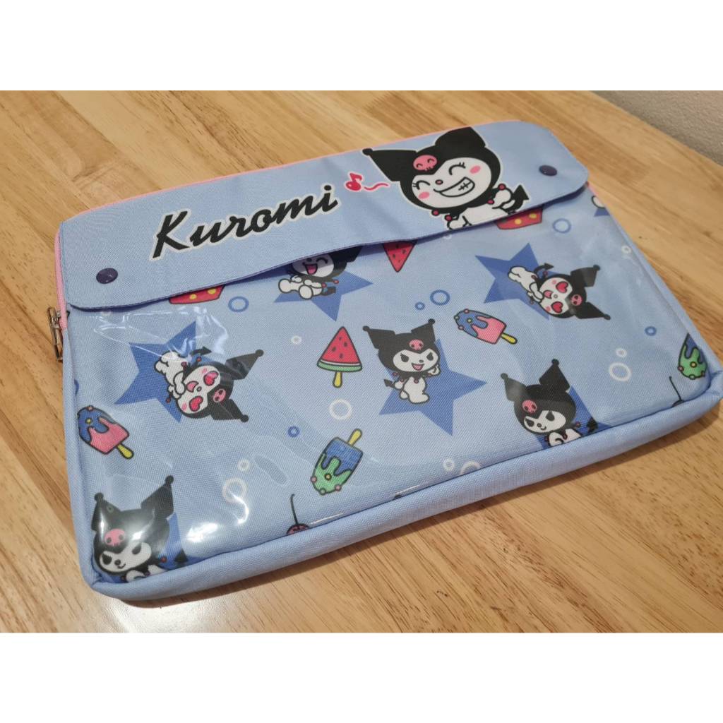 กระเป๋าโน๊ตบุ๊ค Kuromi ลิขสิทธิ์แท้ Sanrio (ของใหม่)