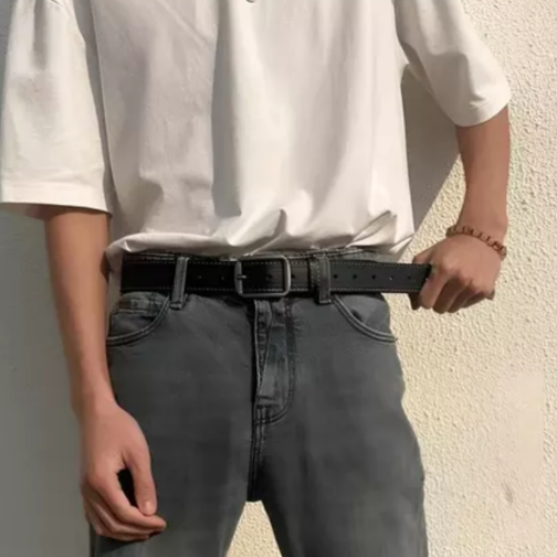 เข็มขัดผู้ชาย(Men's belts) ความยาว 110 cm ใส่ได้ถึงเอว รูปที่ 5