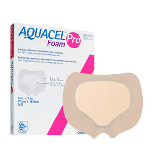 AQUACEL Foam Pro Sacral แผ่นปิดแผล อควาโฟมโปร รูปทรงก้น