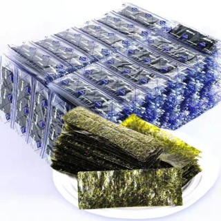สาหร่ายทะเลปรุงรส(100ซอง) สาหร่ายซูชิ สาหร่ายห่อข้าว  海苔脆片-S…