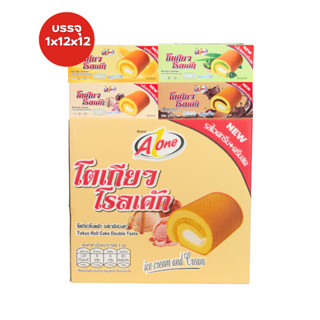 Aone โตเกียว โรลเค้ก รวม 4 รส (ใบเตย ช็อกโกแลต ส้ม ไอศกรีม )…