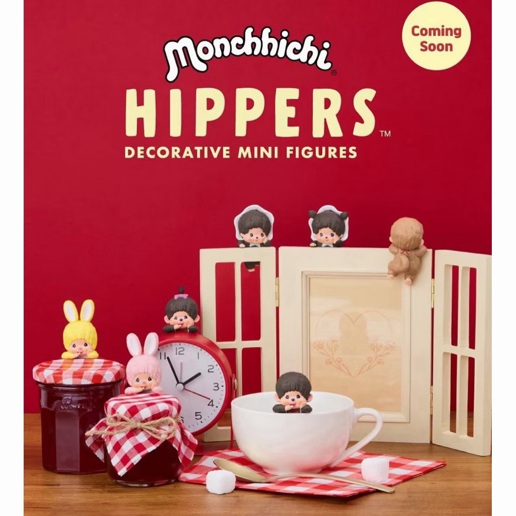 {พร้อมส่งไทย🇹🇭}✨แบบจุ่ม✨ Monchhichi Hipper Series - เกาะโทรศัพท์ ของแท้💯