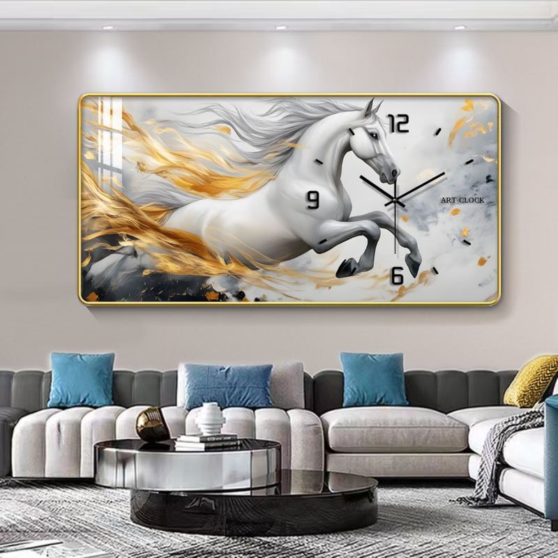 นาฬิกาแขวนผนัง นาฬิกาเข็ม เข็มไร้เสียงเสียบ 15ลาย (ขนาด 30 x 60 cm.) เหมาะสำหรับตกแต่งบ้าน