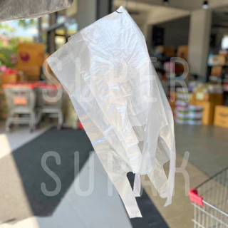 [ ยกมัด 5 กก. ] ถุงหิ้ว HD 7x15 นิ้ว ตรางาช้างคู่ "เนื้อบางเหนียว"