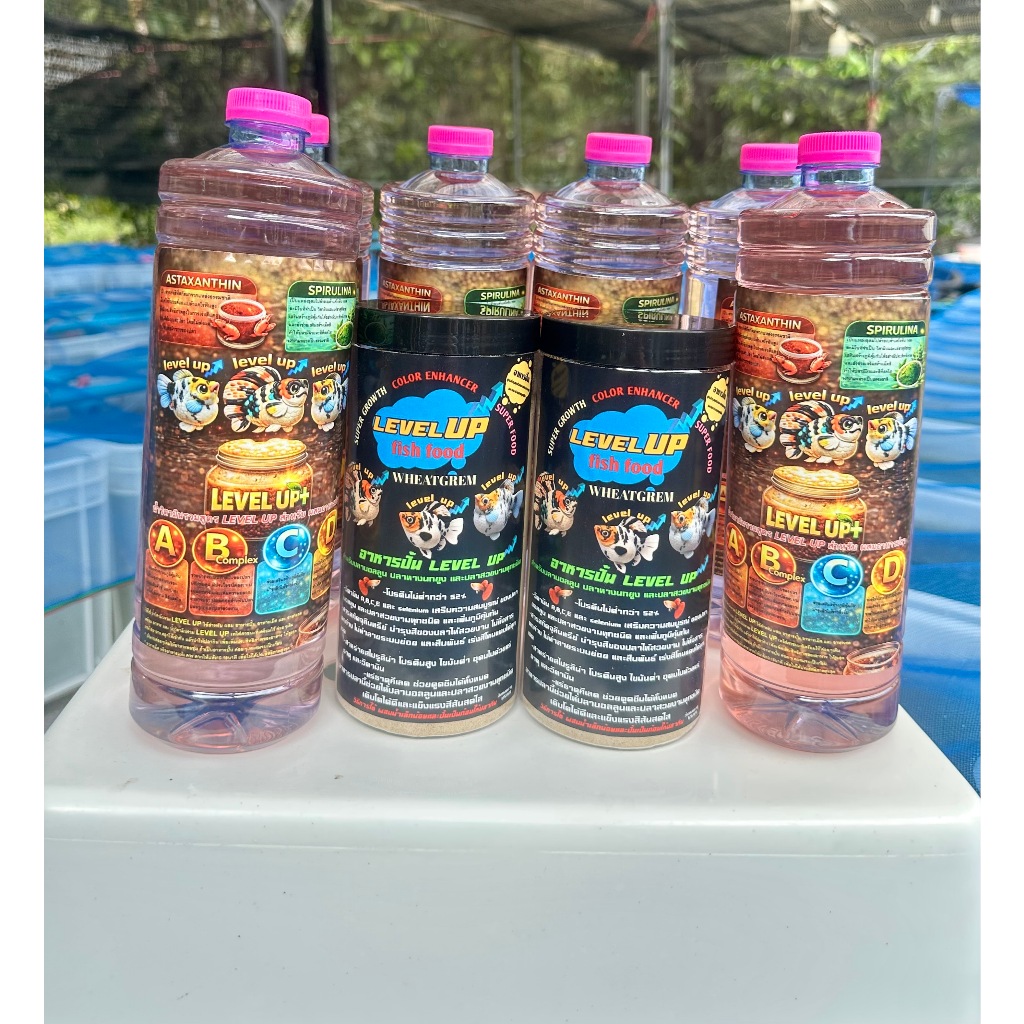 อาหารปั้นปลาบอลลูน แถมน้ำ วิตามินรวมสำหรับผสมอาหารปลาบอลลูน