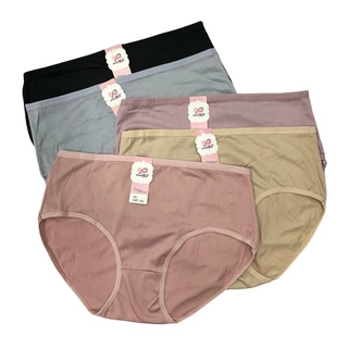 กางเกงในผ้านิ่มแพ็ค10ตัว คละสี ยืดหยุ่นได้ดี M,L,XL,2XL,3XL,4XL โทนสีเข้ม ระบายอากาศได้ดี