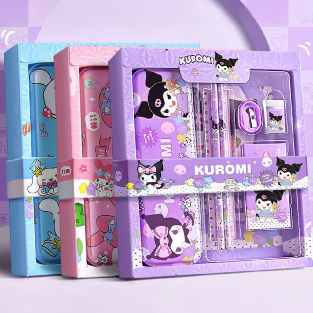 ชุดเครื่องเขียน อุปกรณ์การเรียน ลายน่ารัก เซ็ตเครื่องเขียน 12 ชิ้น พร้อมมส่งจากไทย