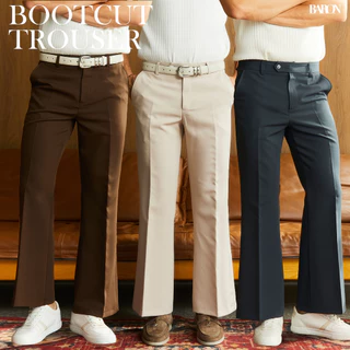 BARON Bootcut Trousers กางเกงสแลคขาม้าผู้ชาย ดีไซน์หรู Quiet Luxury ดูสูงเพรียว ผ้าพรีเมียม