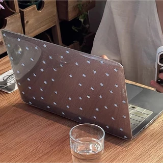 Shesell พร้อมส่ง✨เคส macbook (Glitter)Blue Star Neo13 Air13 Air15 A3241 Pro14เคสสำหรับแมคบุ๊คใสPro13